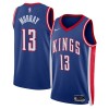 Canotte Uomo Sacramento Kings Keegan Murray Nike 2024-25 City Edition Blu Swingman